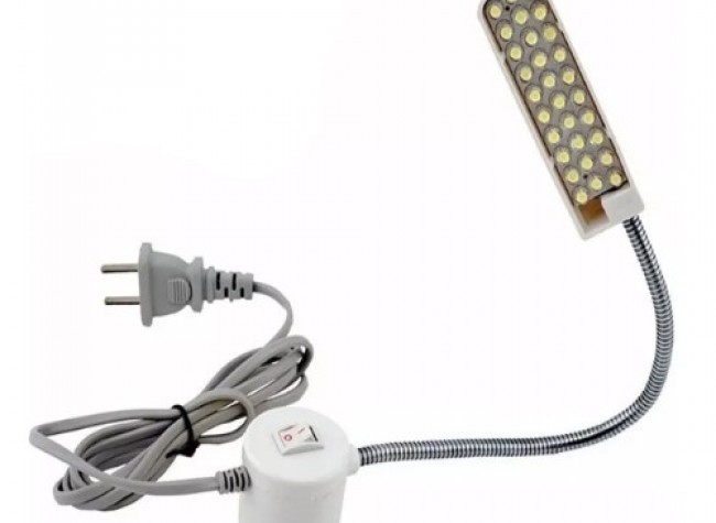 LUMINÁRIA 30 LEDS COM HASTE FLEXÍVEL E FIXAÇÃO COM IMÃ